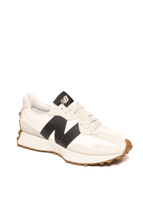 White 327 sneaker NEW BALANCE | 327GD DSUEDE-WHT/BLC